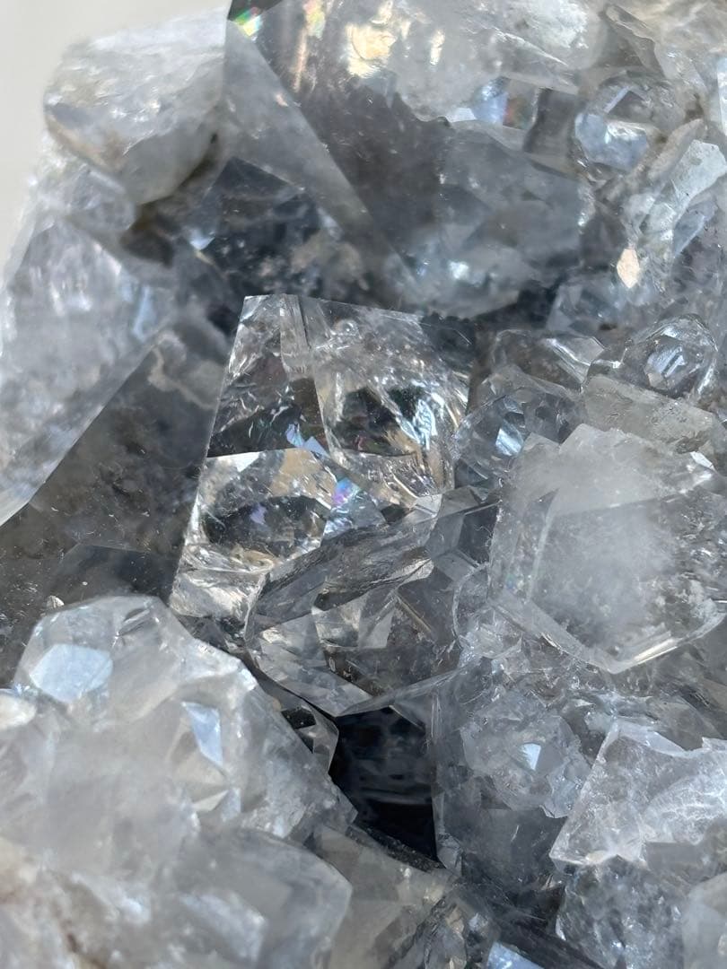 高品質　セレスタイト　原石　1353g 宝石質　ガラス質　感動するレベル