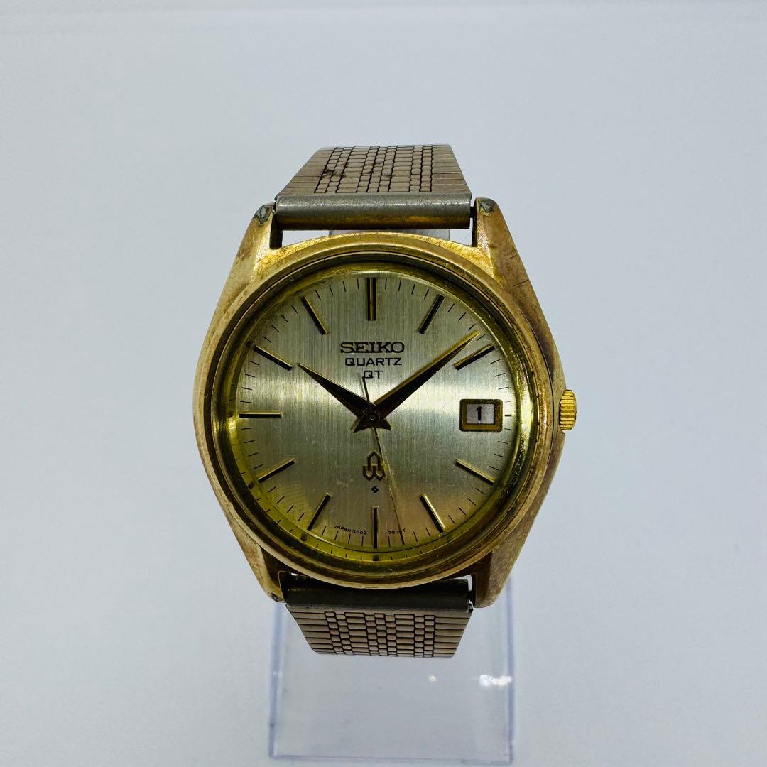 ✨SEIKO✨セイコー✨クォーツ✨デイト✨3802-7031✨腕時計✨