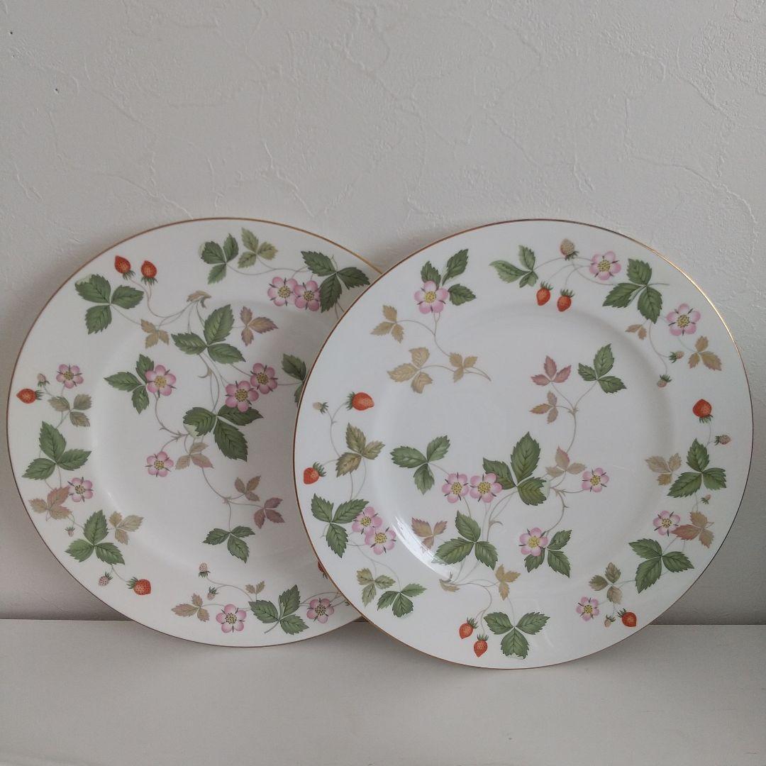 4枚セット　ウェッジウッド　ワイルドストロベリー　プレート　皿　大皿