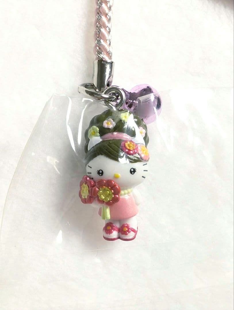 ご当地キティ　根付け　フルールキティ　ストラップ　 レア