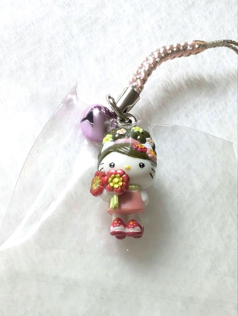 ご当地キティ　根付け　フルールキティ　ストラップ　 レア