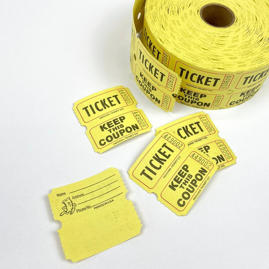 未使用品 ラッフルチケット Raffle Tickets 2000組B-0465