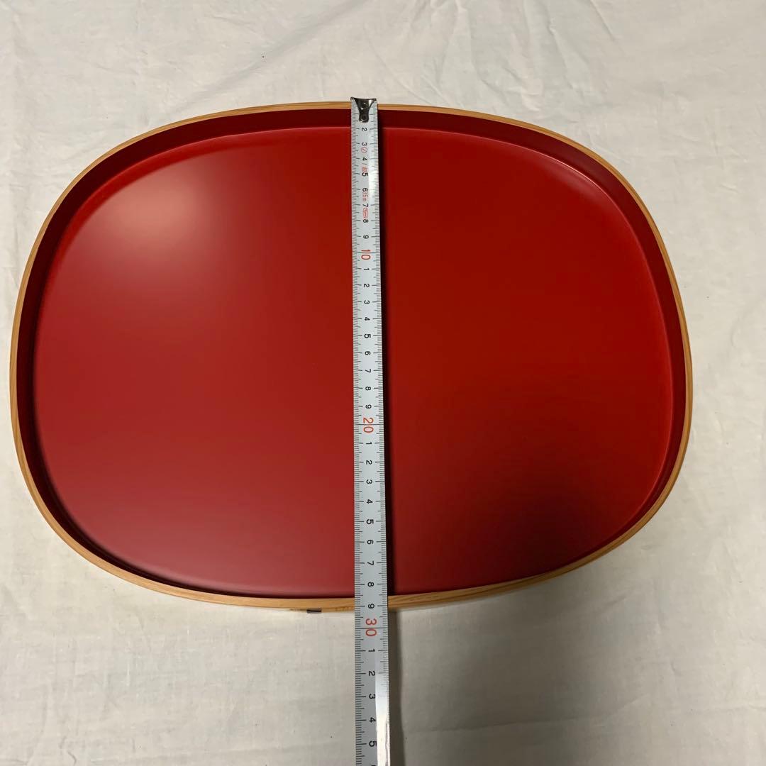 大館曲げわっぱ 小判盆・生菓子器セット｜秋田杉・朱塗り｜未使用ヴィンテージ