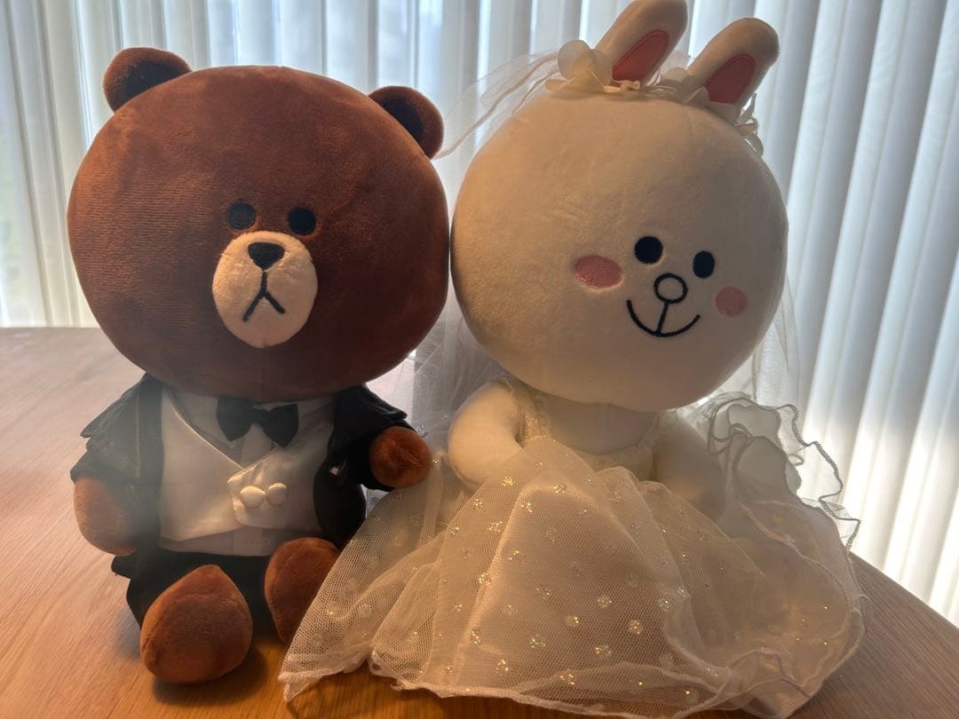 LINE FRIENDS ブラウン コニー ぬいぐるみ セット　ウェルカムドール