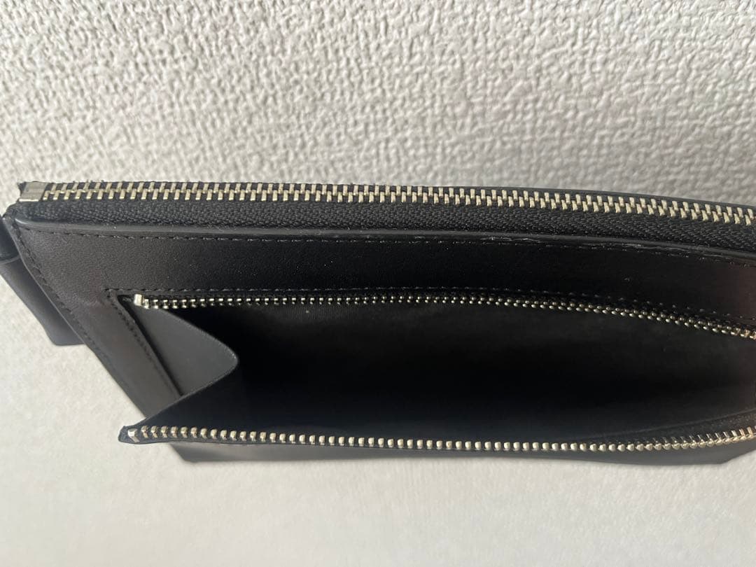 人気！Paul Smith/ポールスミス　男女兼用/黒いレザーショルダーバッグ