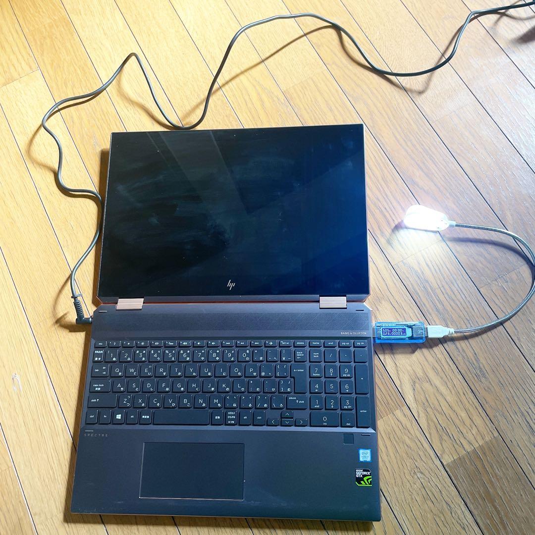 ジャンク品HP spectre i7 8th Gtx メモリ16GB 起動不可