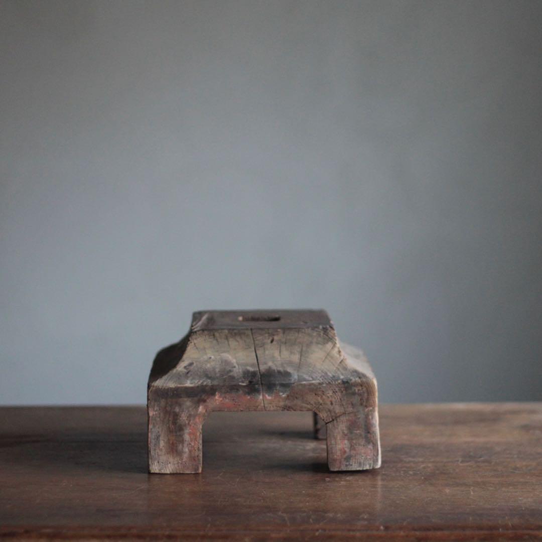 古材 大斗 古道具 アンティーク オブジェ 飾り台