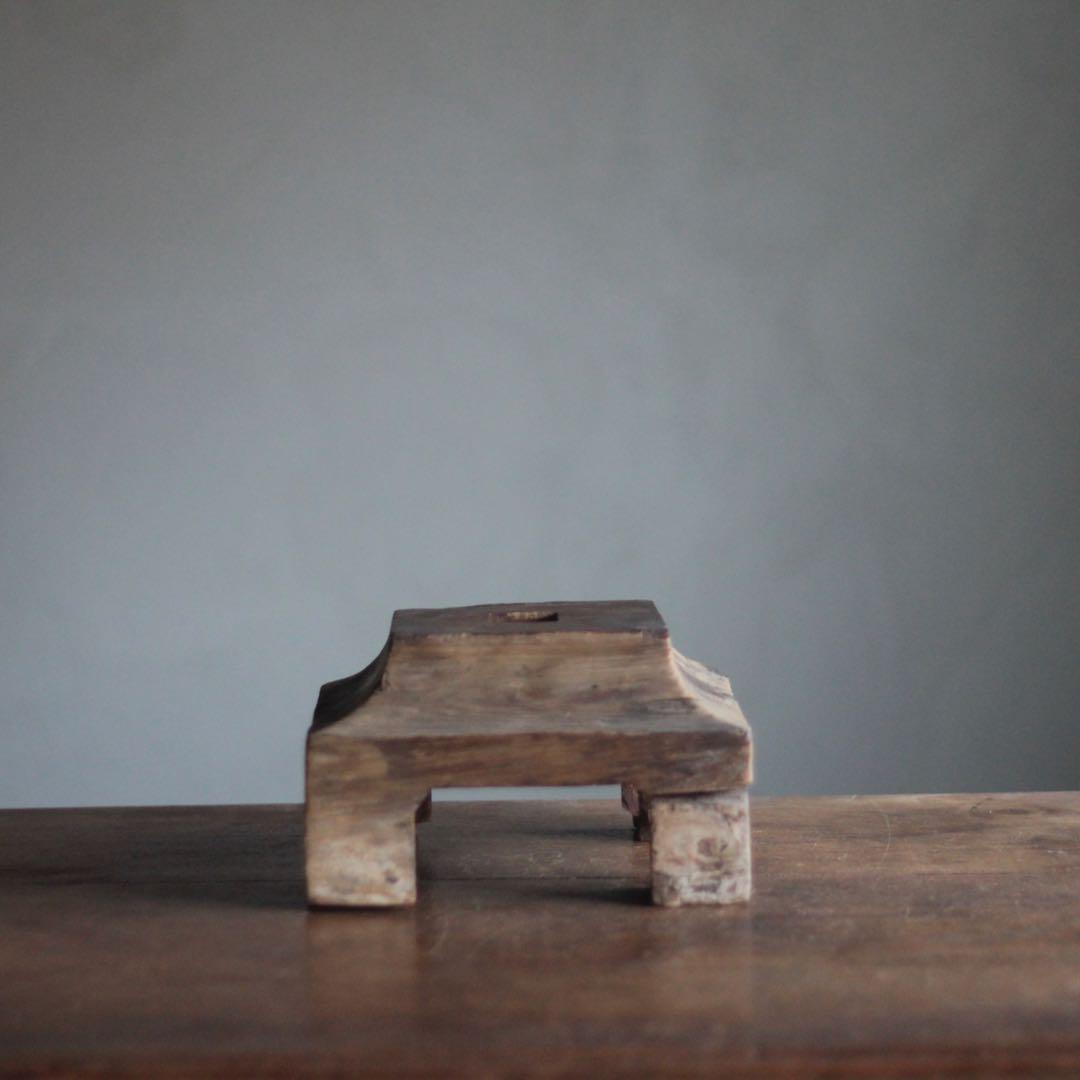 古材 大斗 古道具 アンティーク オブジェ 飾り台