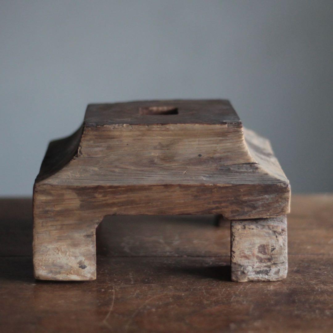 古材 大斗 古道具 アンティーク オブジェ 飾り台