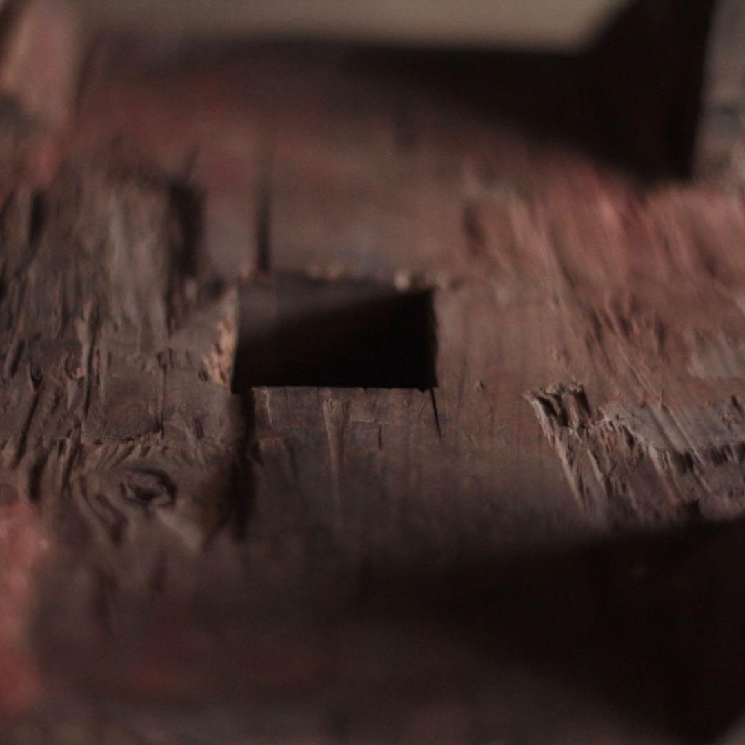 古材 大斗 古道具 アンティーク オブジェ 飾り台