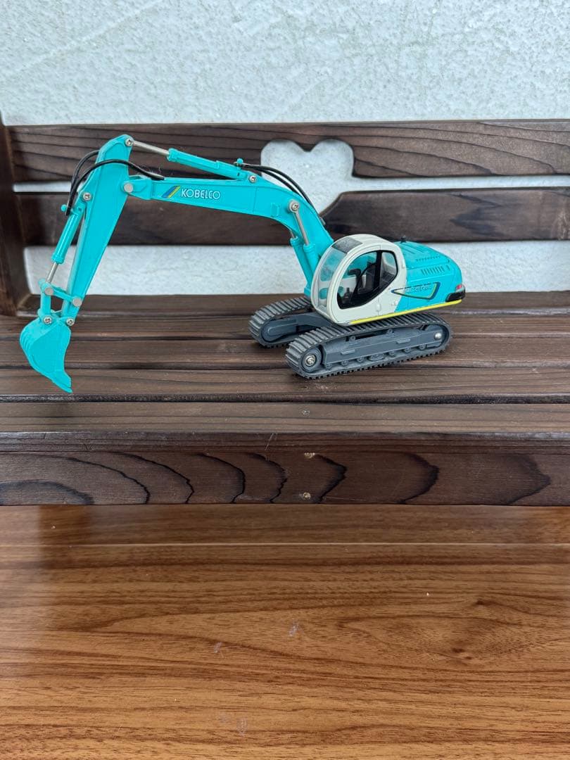 KOBELCO模型　ロングアーム解体機3台他　重機模型9台　合計12台セット