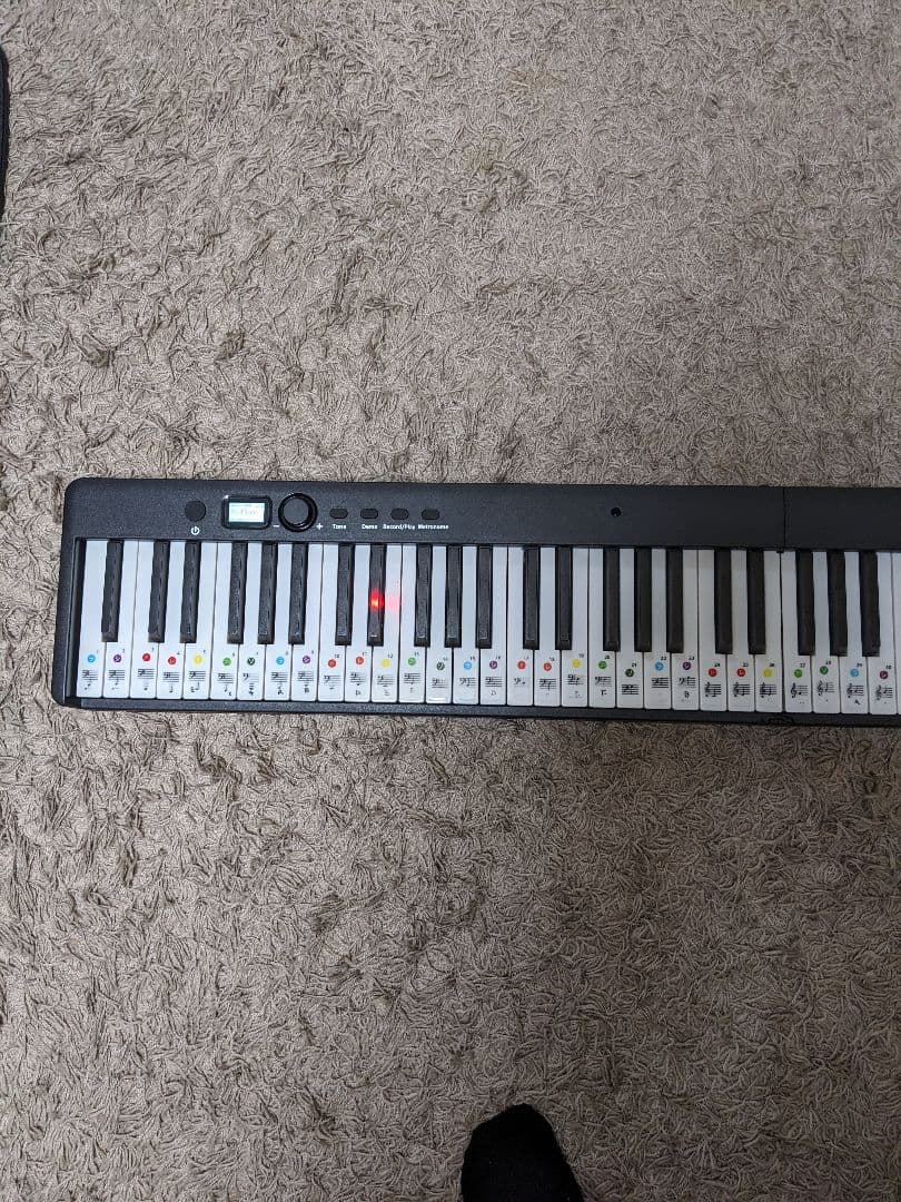 Carina 折りたたみ 電子ピアノ 光る鍵盤 88鍵盤 コンパクト 軽量 ス…