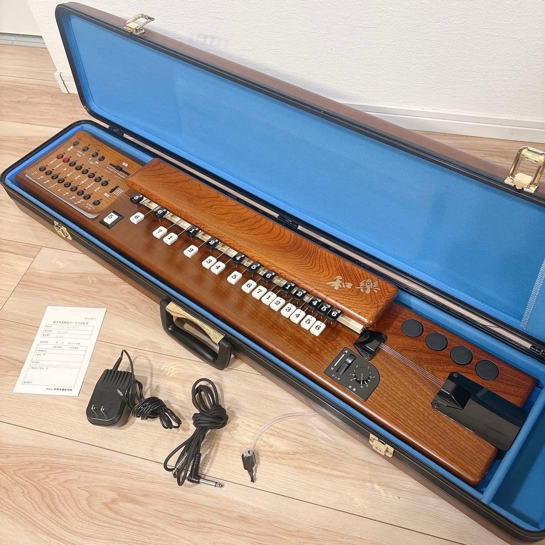 ✨良品✨ SUZUKI TES-100 電気大正琴 ハードケース付き 正常動作品