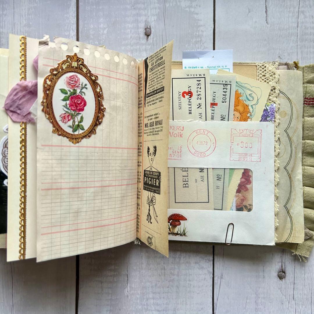 引っ越し前最終特別価格☆ジャンクジャーナル、トワルドジョイ、ポストカード付き