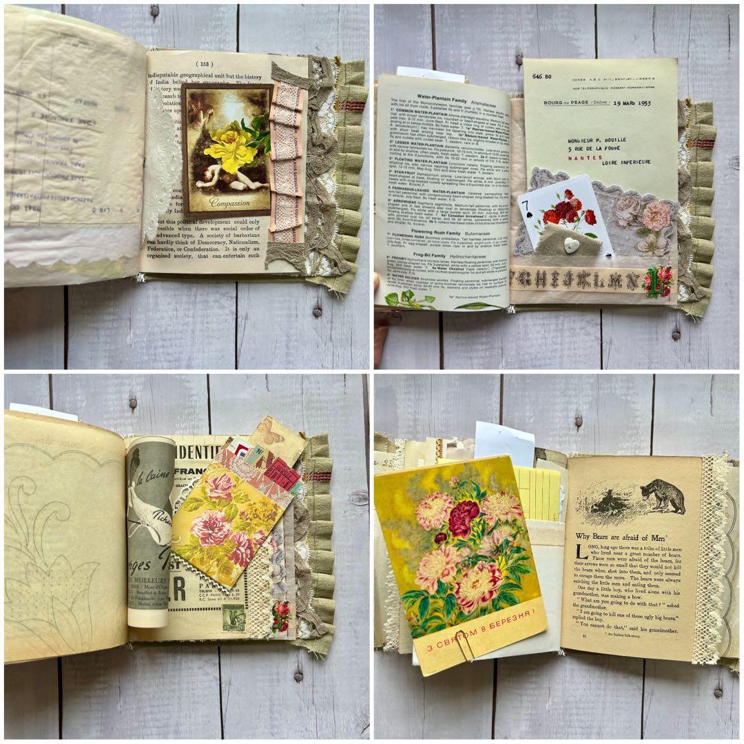 引っ越し前最終特別価格☆ジャンクジャーナル、トワルドジョイ、ポストカード付き