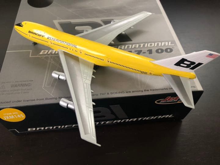 航空機・ヘリコプター Jet-X 1/400 JXM145 B747-100 BRANIFF