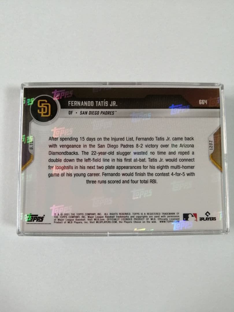 F・タティスjr 2021 TOPPS NOW 664 20枚セット 新品