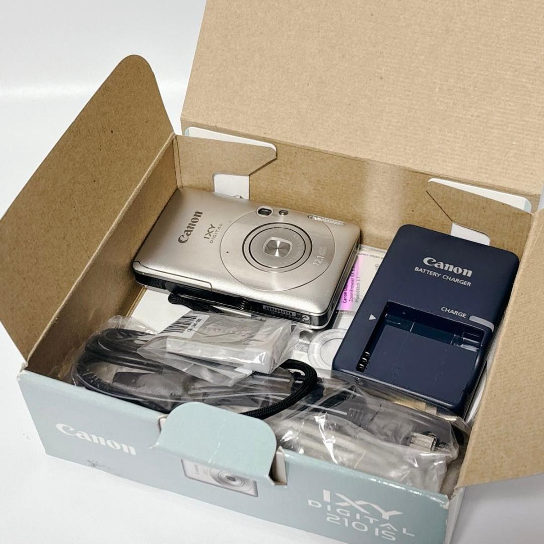 Canon IXY DIGITAL 210 IS シルバー 箱付き コンデジ