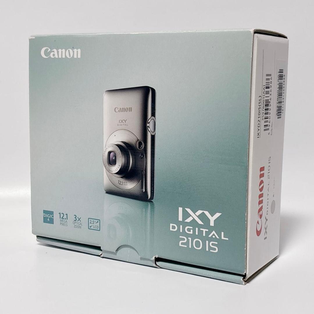 Canon IXY DIGITAL 210 IS シルバー 箱付き コンデジ