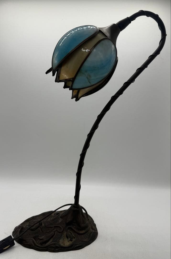 ステンドガラス　ルームスタンド　花蕾　インテリア　送料込み251022