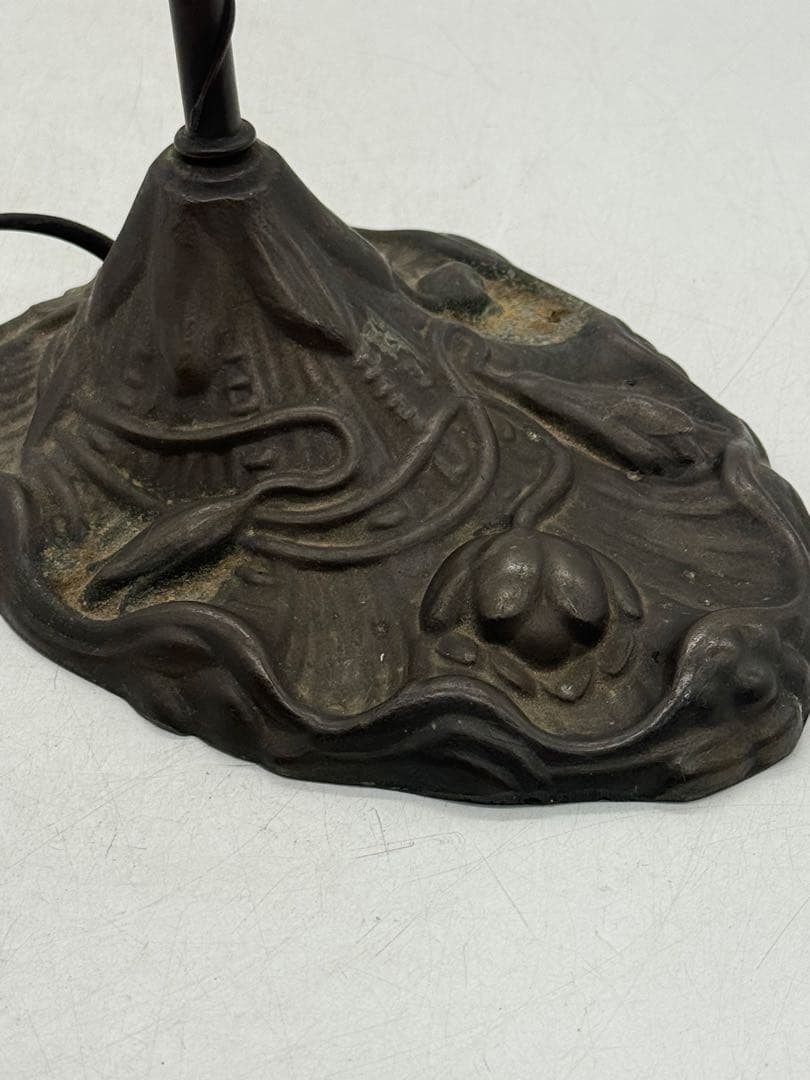 ステンドガラス　ルームスタンド　花蕾　インテリア　送料込み251022