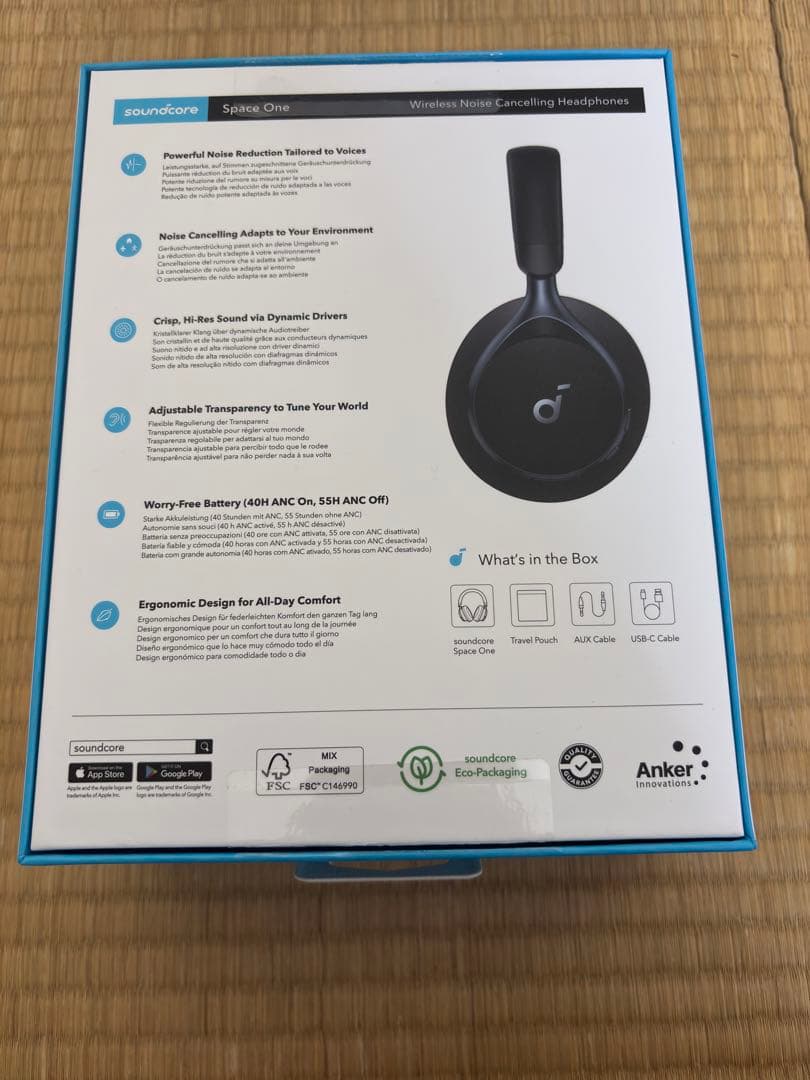 Anker Soundcore Space One ANC ワイヤレスヘッドホン