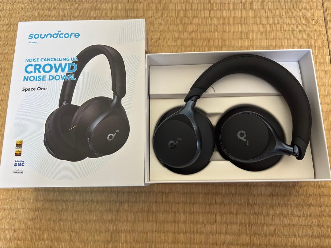 Anker Soundcore Space One ANC ワイヤレスヘッドホン
