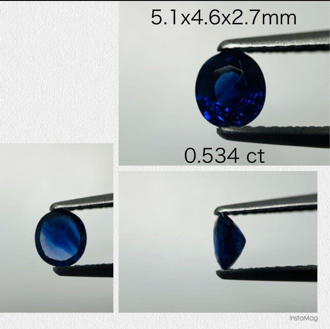 コーンフラワー天然ブルーサファイア　0.534ct ルース