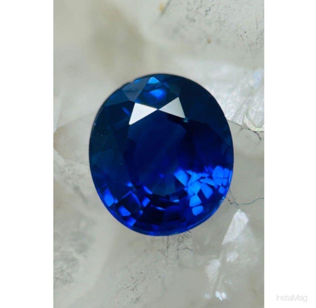 コーンフラワー天然ブルーサファイア　0.534ct ルース