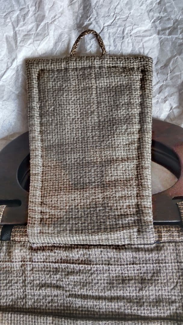 古布 大島紬 縮緬 パッチワークトートバッグ ハンドメイド 手作り 襤褸