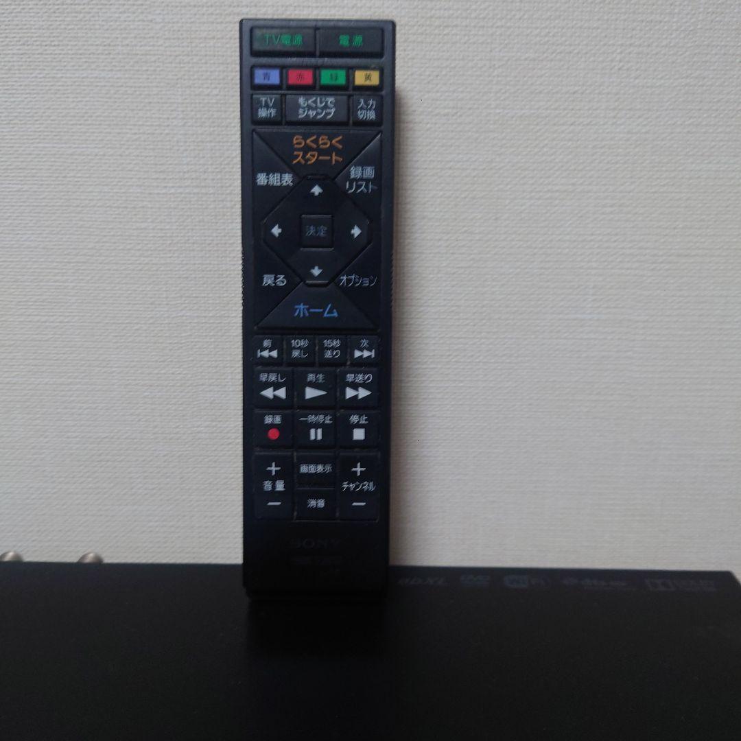 SONY BDZ-EW520 W録画対応 ブルーレイレコーダー　純正リモコン付