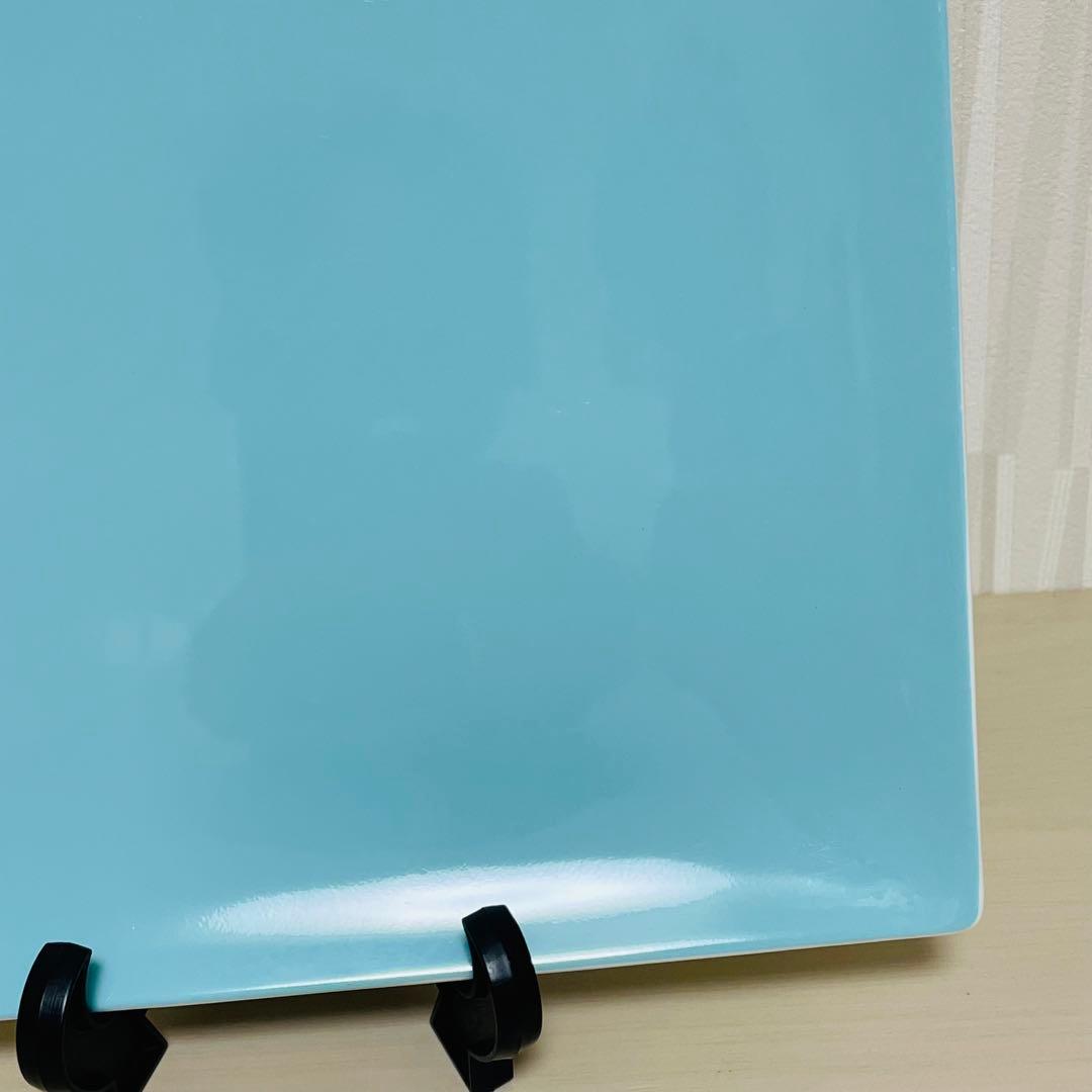 Tiffany ティファニー ブルーリボン スクエア プレート 皿 ペア ２枚