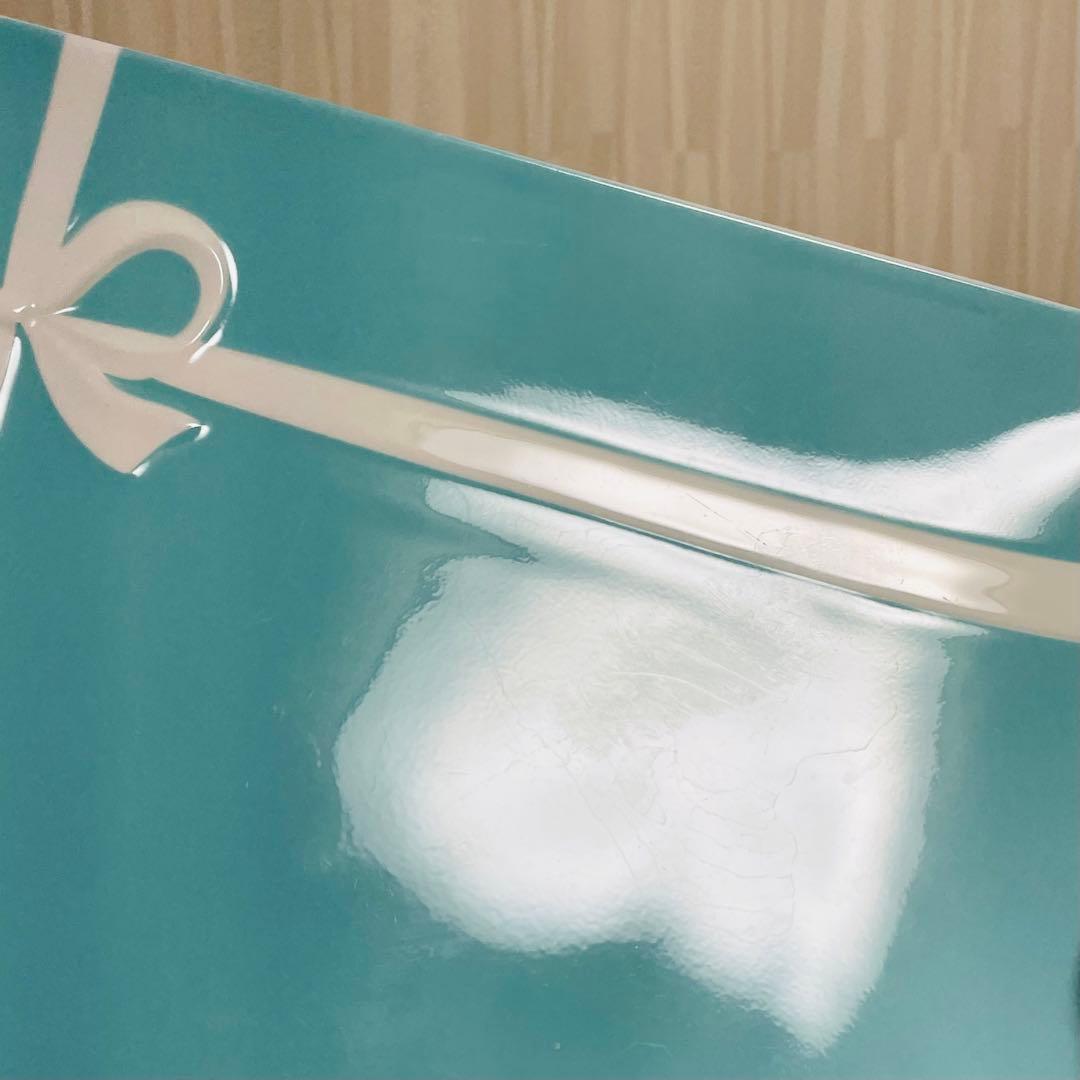 Tiffany ティファニー ブルーリボン スクエア プレート 皿 ペア ２枚