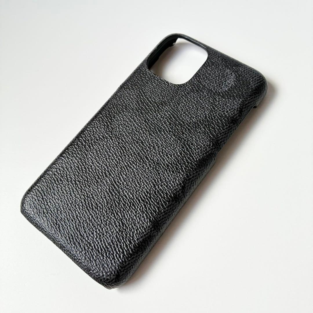 【極美品】COACH iPhone 11 Pro ケース シグネチャー 黒