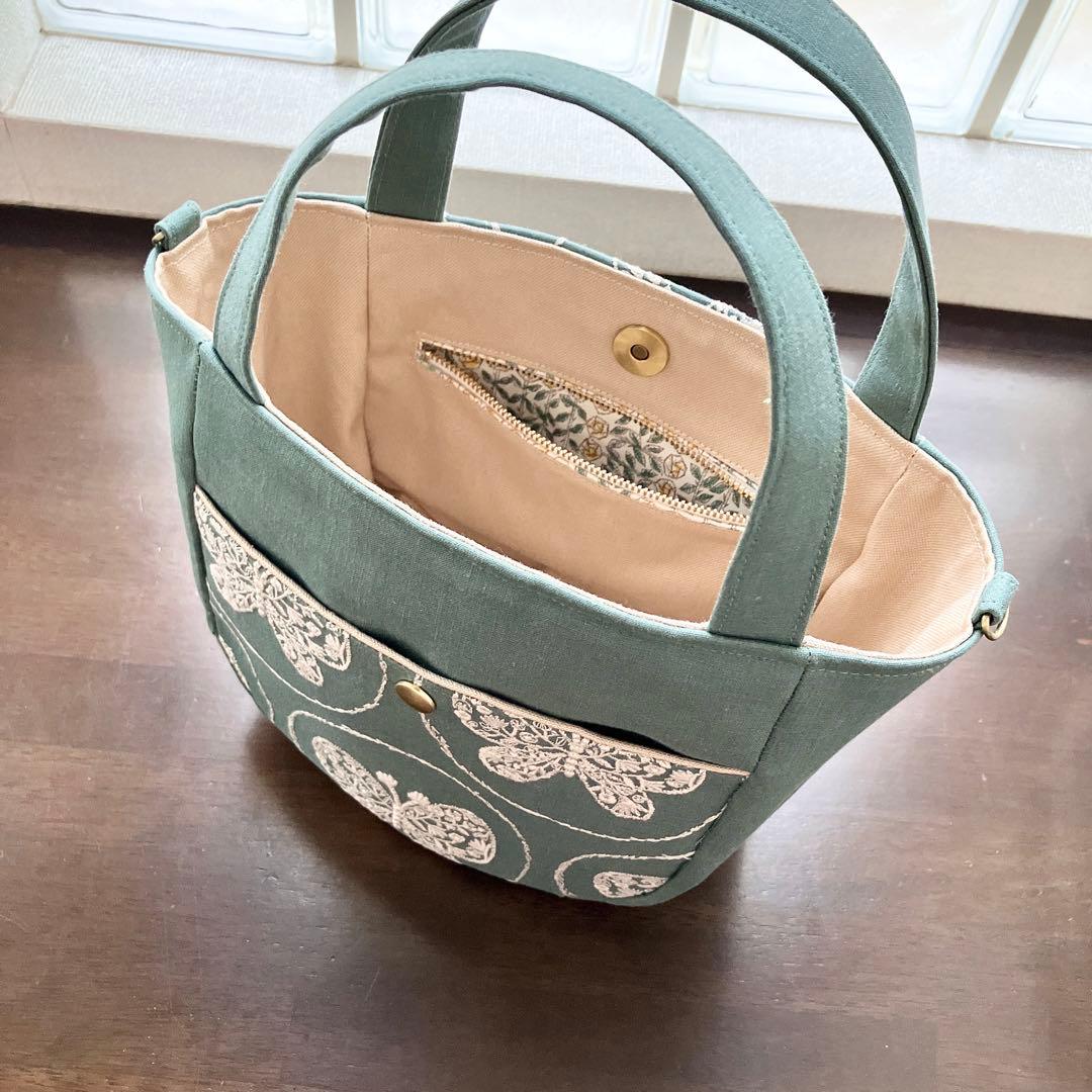 ミナペルホネン❤︎特別仕様ポワント+バッグ　forest wing