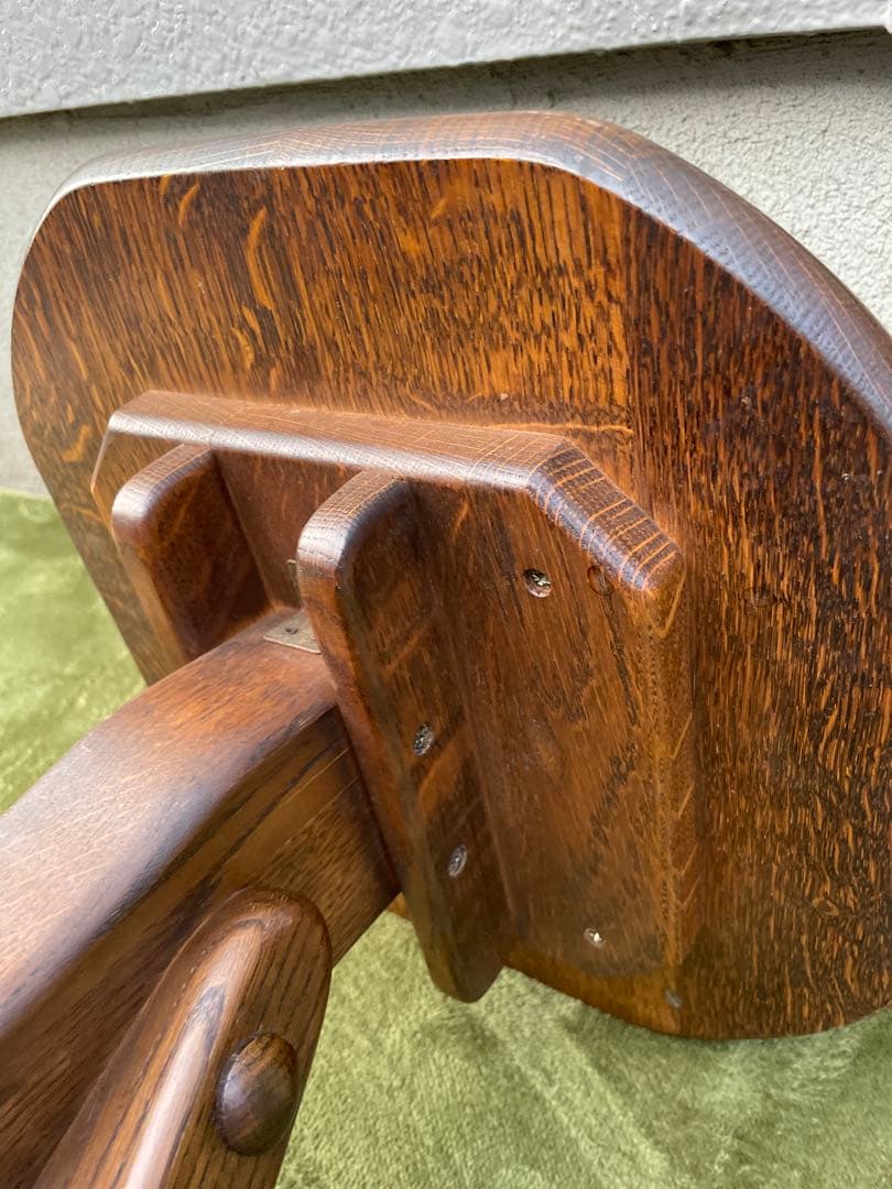 オランダ　カウンターチェア　オーク無垢材