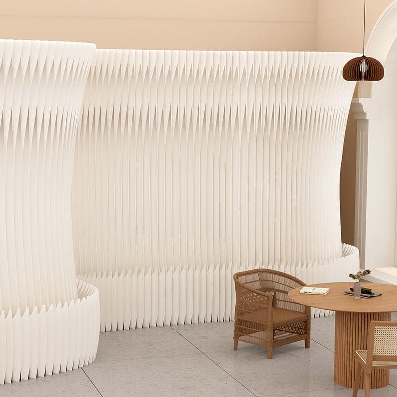 パーテーション間仕切り高さ2ｍ長さ2ｍ-3ｍ組立不要ついたて目隠し区切り屏風