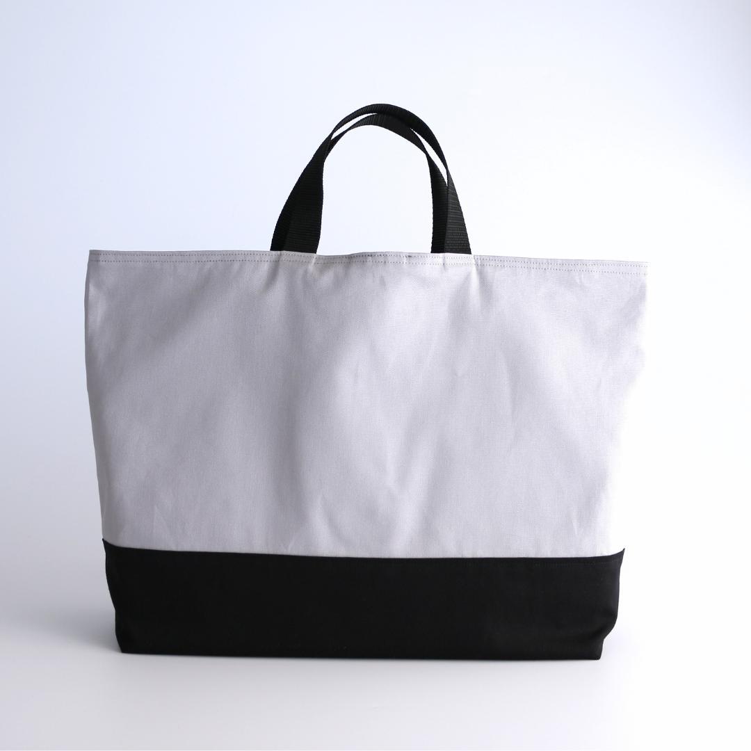 入園入学3点セット｜ジャージOK｜レッスンバッグ マチ10cm｜ライトグレー