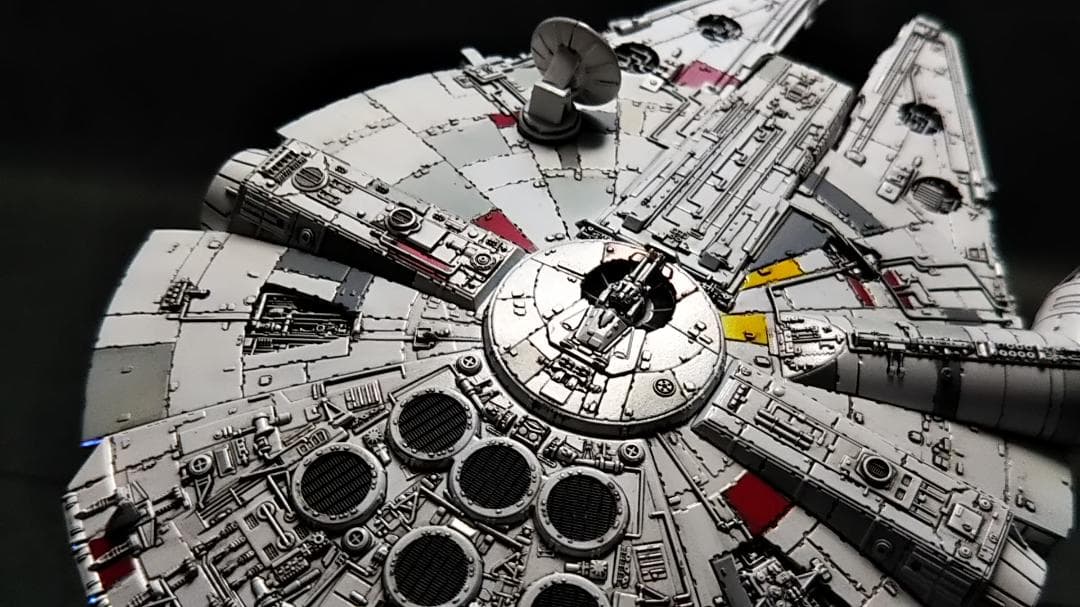 ミレニアムファルコン MF 電飾改修 　完成品 ビークルモデル　1/350 管⑤