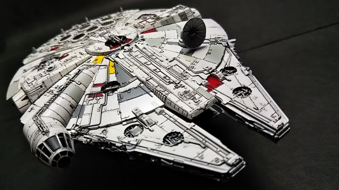 ミレニアムファルコン MF 電飾改修 　完成品 ビークルモデル　1/350 管⑤