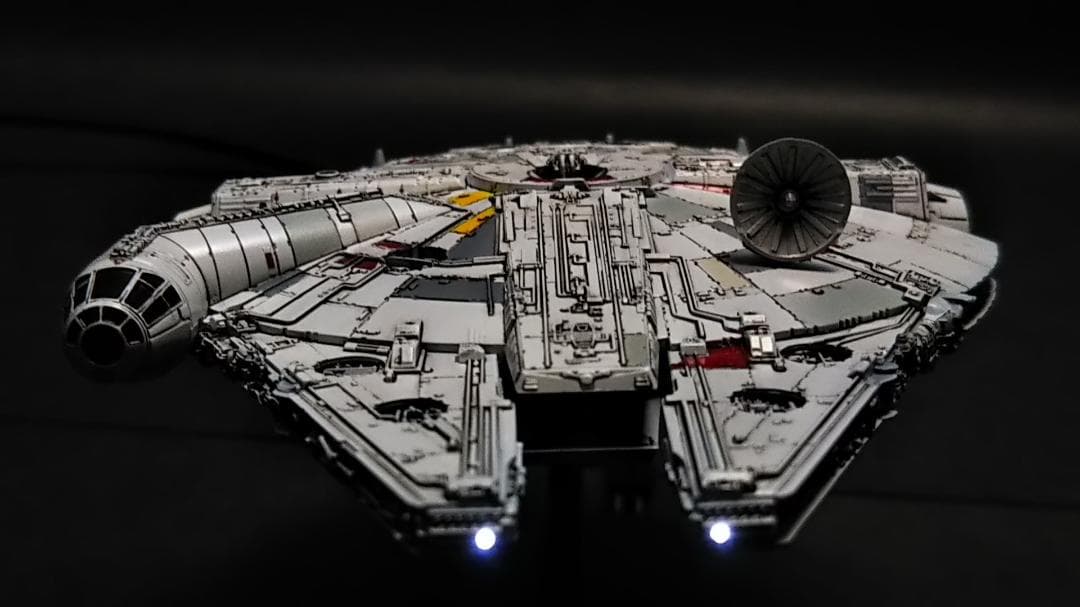 ミレニアムファルコン MF 電飾改修 　完成品 ビークルモデル　1/350 管⑤