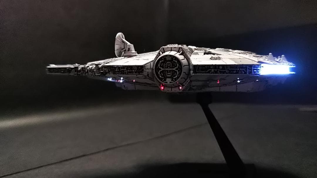 ミレニアムファルコン MF 電飾改修 　完成品 ビークルモデル　1/350 管⑤