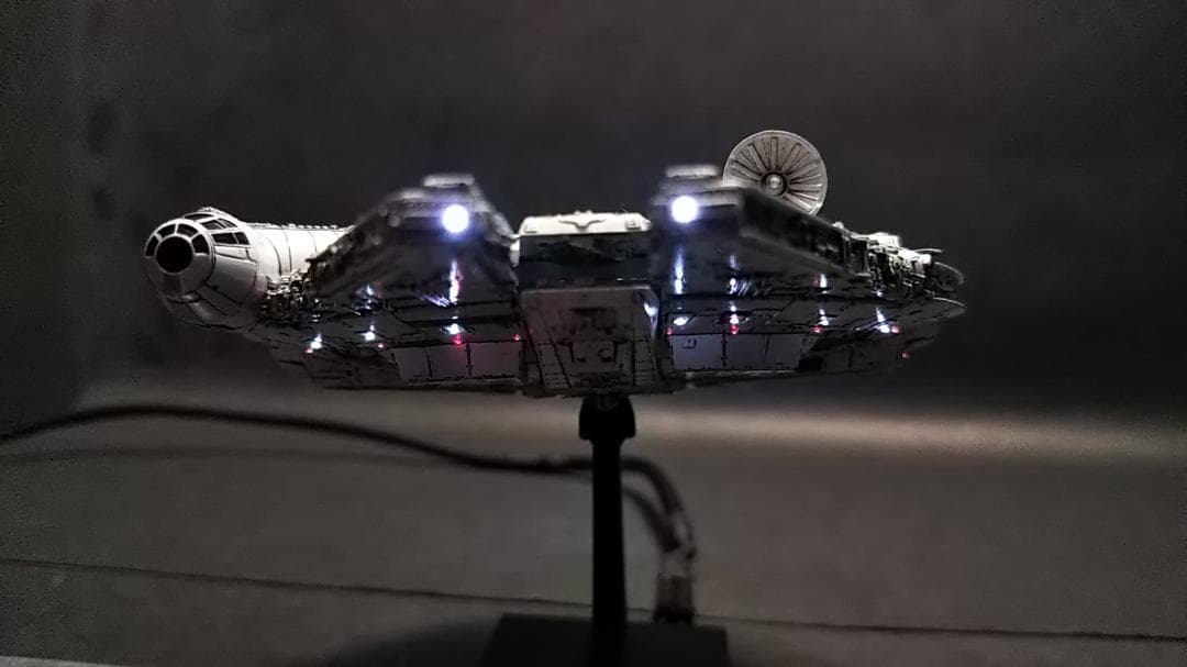 ミレニアムファルコン MF 電飾改修 　完成品 ビークルモデル　1/350 管⑤