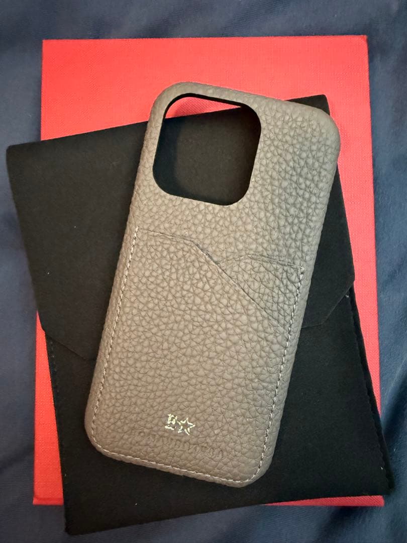 【新品未使用】BONAVENTURA iPhone14pro チャコールグレー
