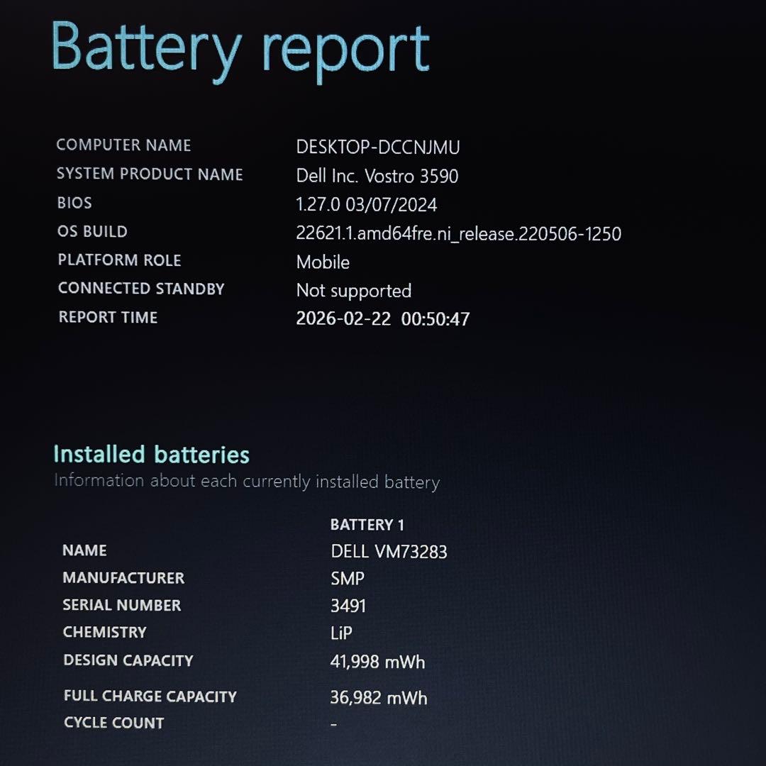 【大容量ダブルSSD】DELL Vostro3590 16GB バッテリー90%