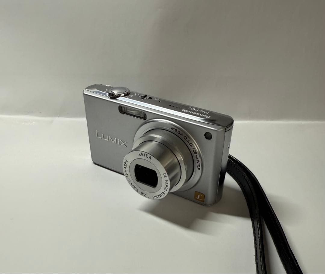 Panasonic DMC-FX33 シルバー　ケース、メモリ付き