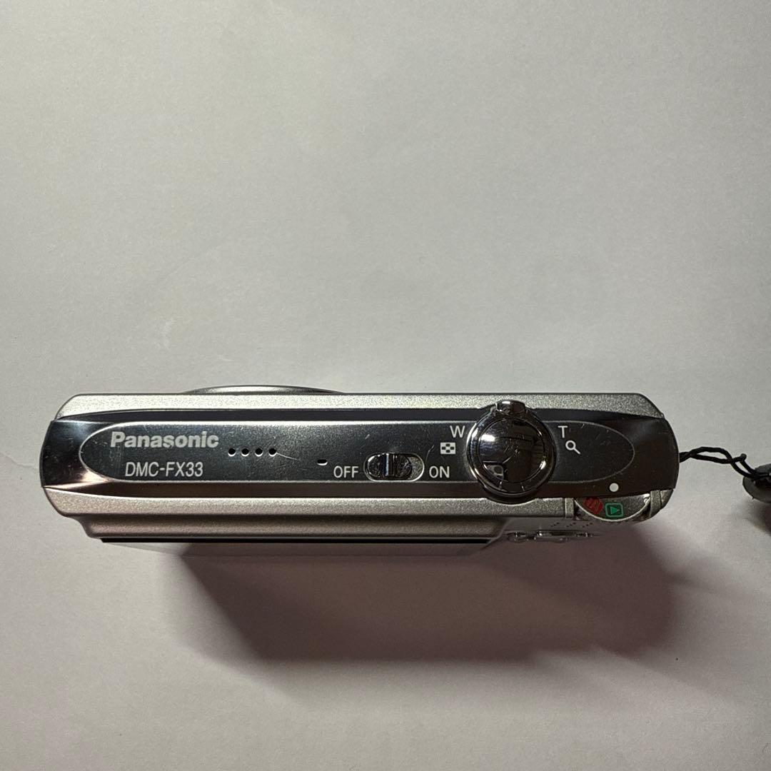 Panasonic DMC-FX33 シルバー　ケース、メモリ付き