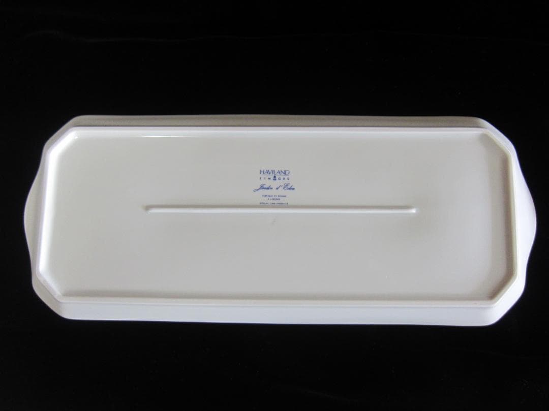 新品・未使用、完品　リモージュ　アビランド　ジャルダンエデン　サンドイッチトレイ