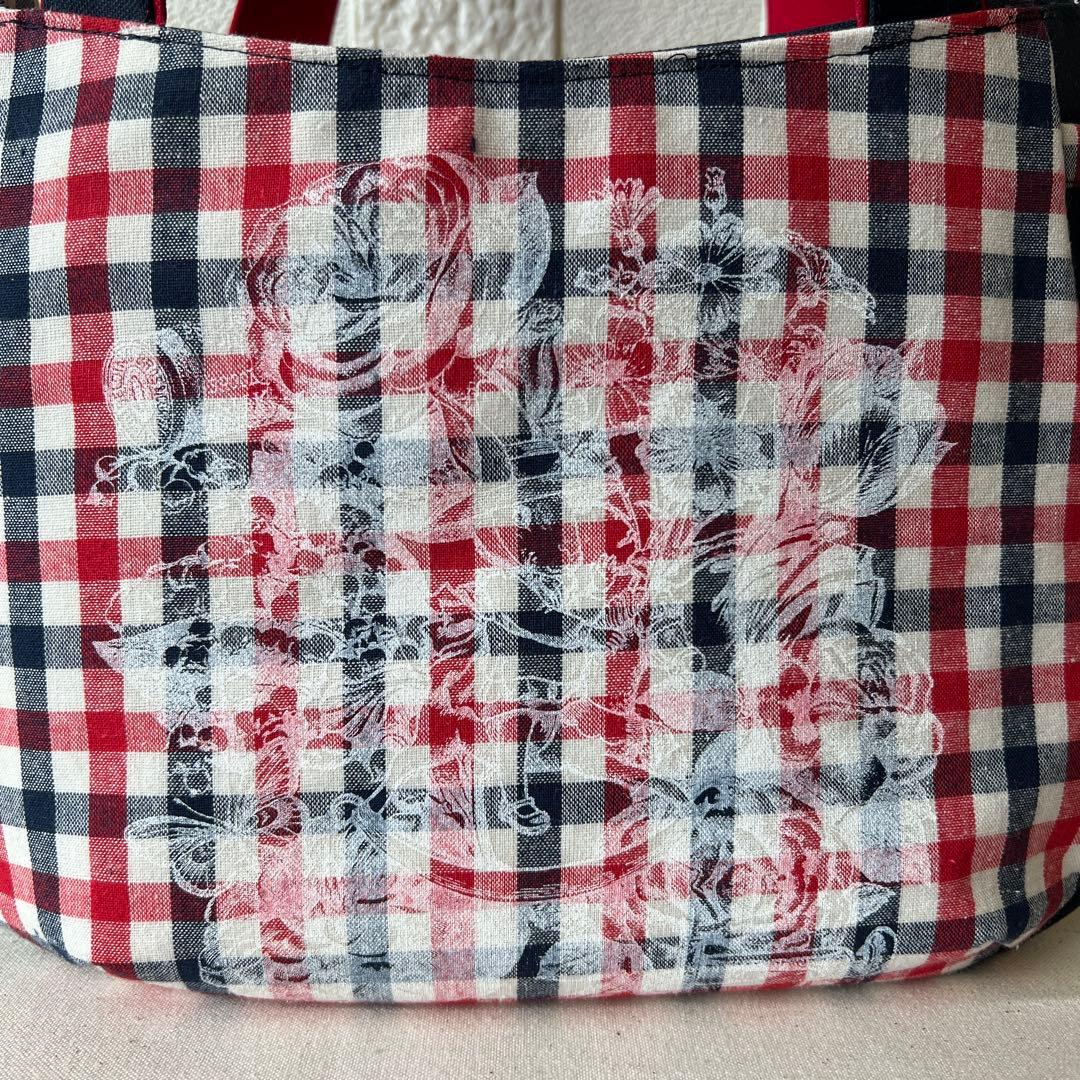 【ジョリーフルール】　貴重　高級　両面エピファニー　白うさぎ　S チェック柄