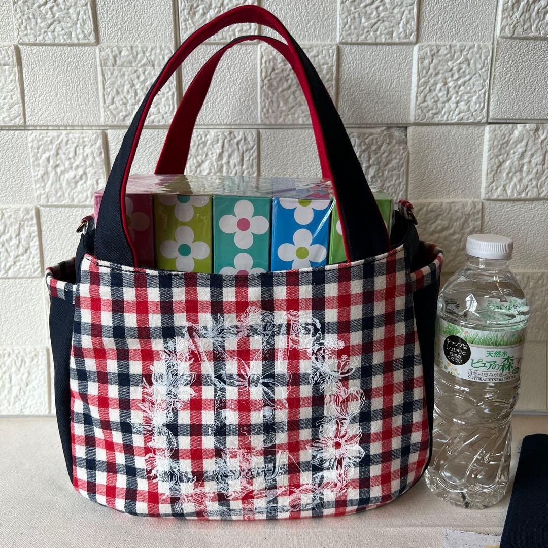 【ジョリーフルール】　貴重　高級　両面エピファニー　白うさぎ　S チェック柄